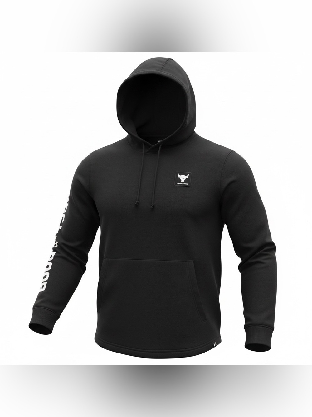 Under Armour Project Rock Mens Size M Hoodie Gym Running Training Activewear